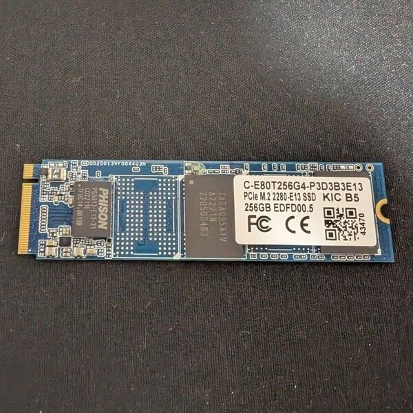 【4204時間】【644回】PHISON 256GB SSD M.2 C-E80T256G4-P3D3B3E13 正常