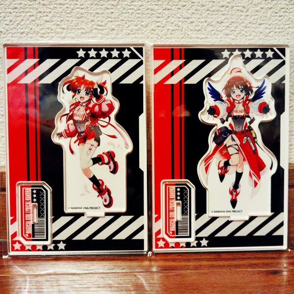 魔法少女リリカルなのは アクリルスタンド アクスタ なのは はやて 2種セット ラウンドワン限定