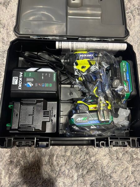 HiKOKI インパクトドライバ WH36DD(2XHYSZ) 電池2個付き スパイダーイエロー 【新品 未使用品】