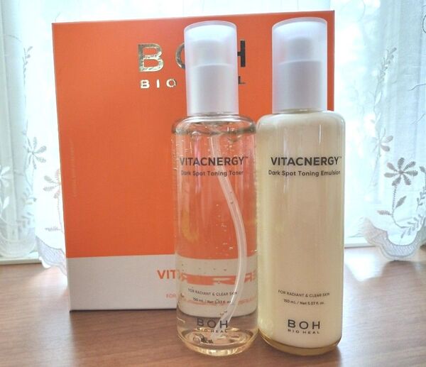 バイオヒールボ BIO HEAL BOH ビタシナジー ダークスポットトーニング トナー&エマルジョン 化粧水&乳液 新品