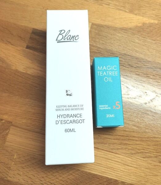 BLANC ブラン ニキビ跡クリーム かたつむりクリーム、マジックティーツリーオイル 新品