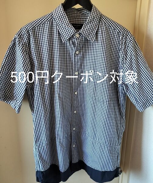 SMART STANDARD TOPVALU 半袖シャツ チェック メンズLL XL 綿100% トップバリュ ギンガムチェック