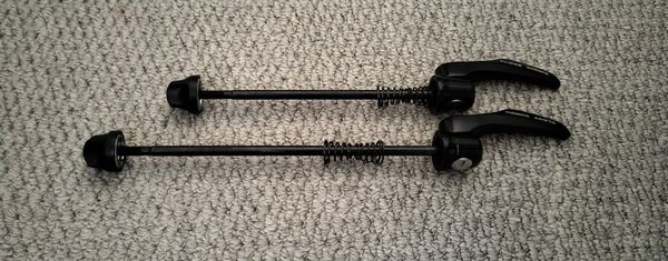 クイックレリーズ クイックリリース SHIMANO シマノ 前後セット 100mm 135mm クイックレバー