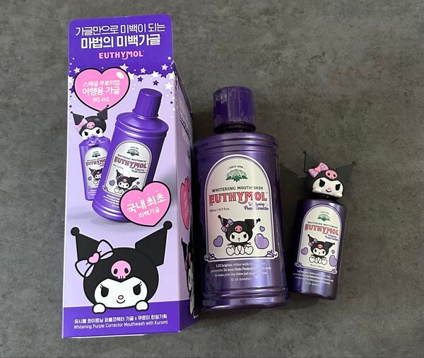 euthymol ユーシモール マウスウオッシュ 500ml+90ml クロミ サンリオ コラボ