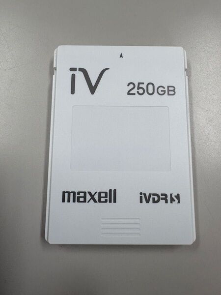 99.maxell iVDR-S カセットハードディスク アイヴィ 250GB M-VDRS250G 中古品初期化済
