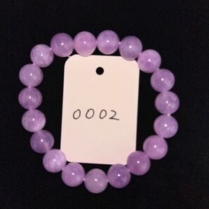 【初期作成超特価】ラベンダーアメジスト10mmブレスレット16cm