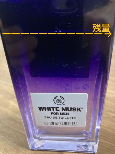 廃盤 レア ザ・ボディショップ ホワイトムスク フォーメン オードトワレ 100ml ホワイトムスク FOR MEN フレグランス
