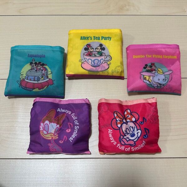 ディズニー エコバッグ カプセルトイ セット