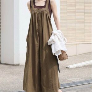 JOURNALSTANDARD relume 手洗い可 / ギャザーサロペット オーバーオール オールインワン リネン
