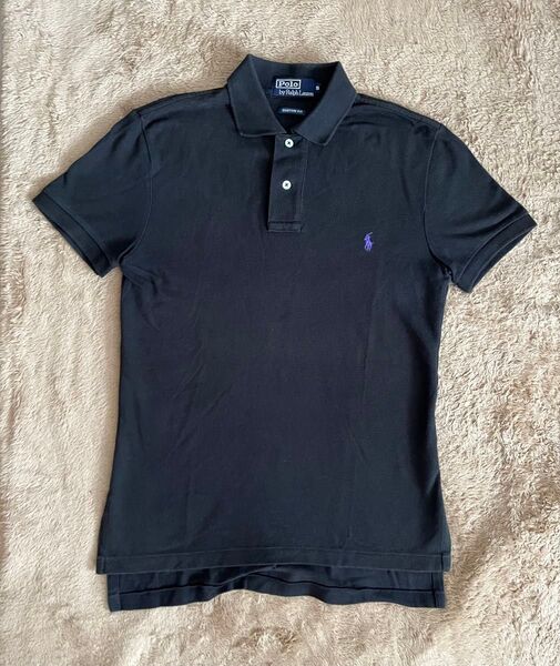 POLO by Ralph Lauren カスタムフィット ポロシャツ ブラック S メンズ