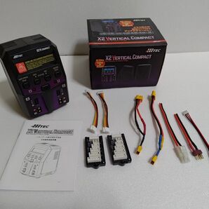 ハイテック X2 Vertical Compact 50W デュアルポート充電器 リポバッテリー等 中古