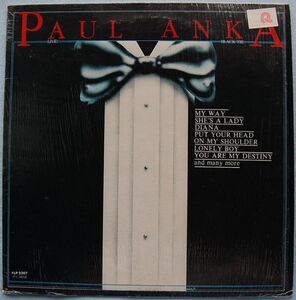 Paul Anka - Live! Black Tie FLP 2207 輸入盤LP