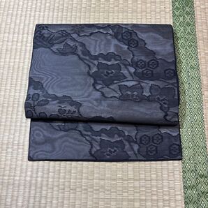 名古屋帯開き仕立て六通柄喪服夏帯用C008