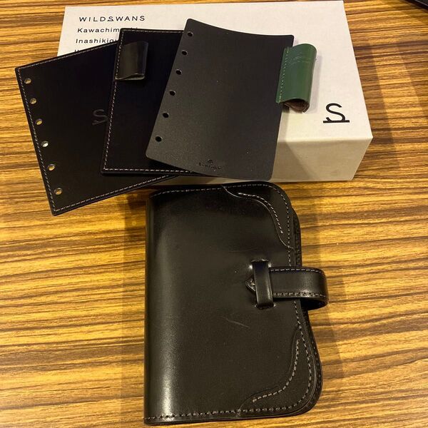 WILDSWANS ミニ6 システム手帳 ジェネシス アシュフォードペンホルダー セット