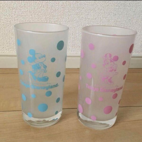 ディズニーランド ミッキー&ミニー グラス 2個セット
