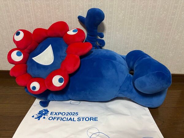 【激レア・非売品】大阪・関西万博 ミャクミャクくじ 1等 ぬいぐる(超特大80cm)