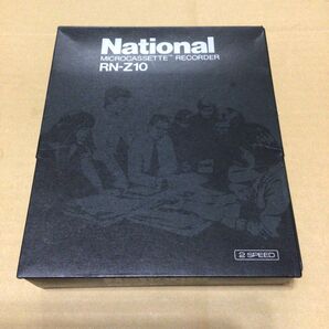 National RN-Z10 マイクロカセットレコーダー 箱付き 美品 ジャンク ナショナル 松下電器 パナソニック レトロ