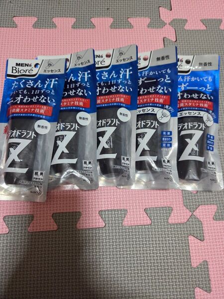 メンズビオレ 薬用デオドラントZ エッセンス無香性 40g×5個