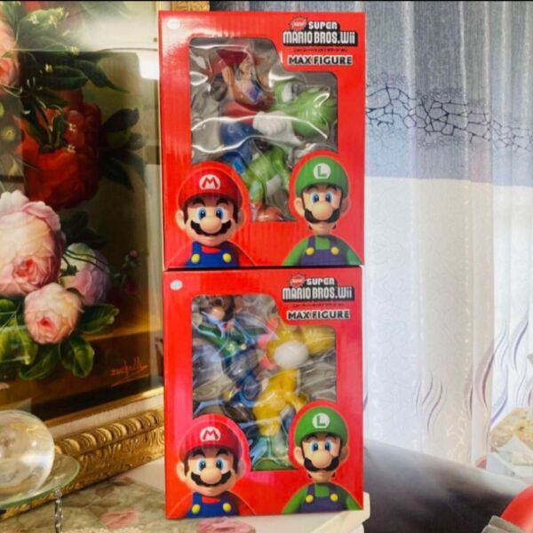 任天堂 ニュー・スーパーマリオブラザーズ Wii Max フィギュアセット マリオ ルイージ