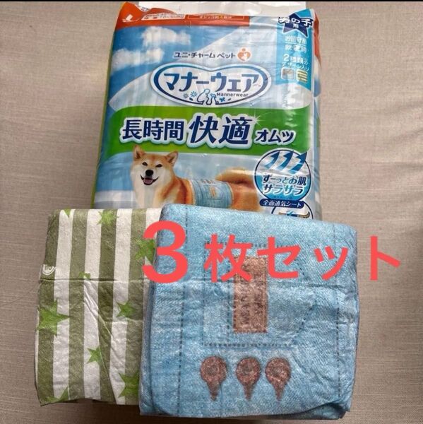 マナーウェア 長時間快適オムツ Lサイズ 3枚セット