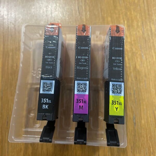 Canon 純正 インク BCI-351XL 3色セット 未使用