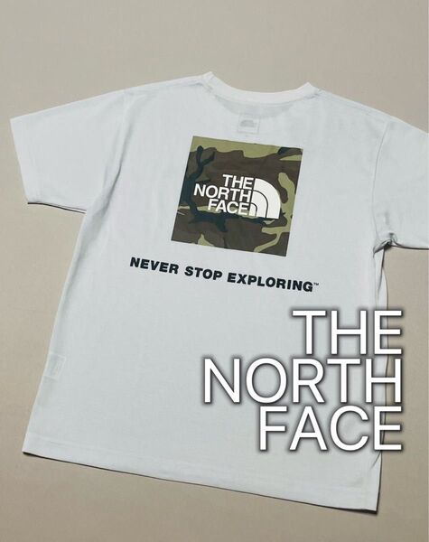 THE NORTH FACE ノースフェイス 白 ホワイト 半袖Tシャツ 迷彩 S