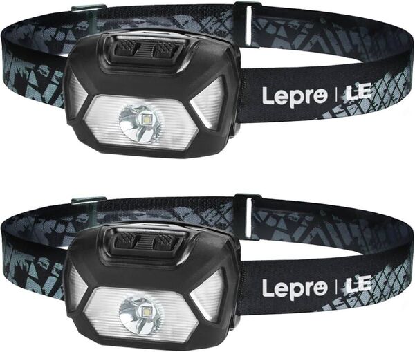 ヘッドライト LED ヘッドランプ 2個セット 超高輝度 6種点灯モード ledヘッドライト 電池式 防水 軽量 キャンプ