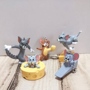 トムとジェリー フィギュア まとめて ファニーアートコレクション LOVE cheese タフィー トム ジェリー セット