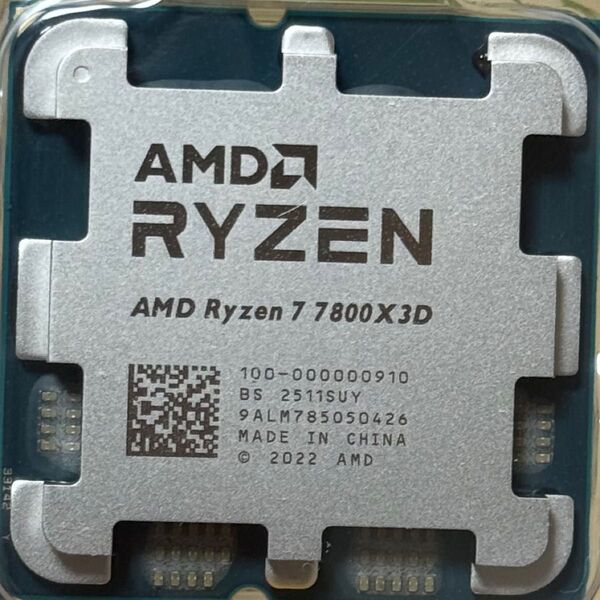 AMD Ryzen 7 7800X3D 新品未使用