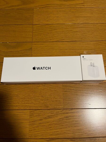 AppleWatch SE 40mm(GPS)ミッドナイトアルミニウムケース NIKEスポーツループ 第2世代&純正アダプター