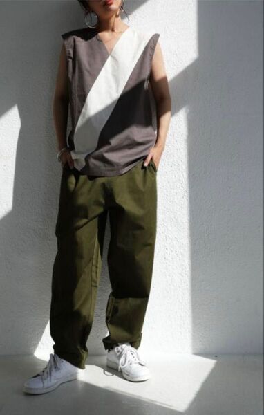 完売品 アンティカ SEAVEN」TASUKI TANK TOP タスキタンクトップ