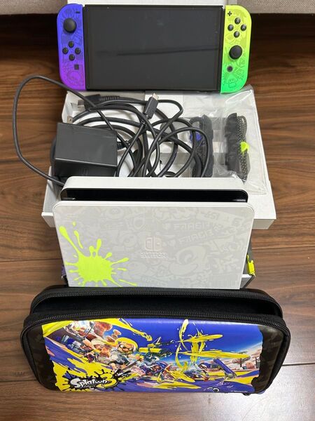 Nintendo Switch スプラトゥーン3エディション 有機ELモデル 本体 ケース付き