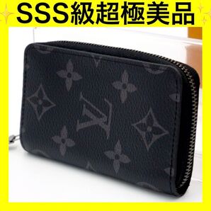 ルイヴィトン コインケース ジッピーコインパース 小銭入れ エクリプス ブラック LOUIS VUITTON