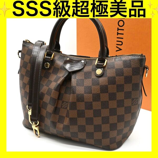 ルイヴィトン LOUIS VUITTON ハンドバッグ ダミエ エベヌ シエナPM 2way ショルダーバッグ