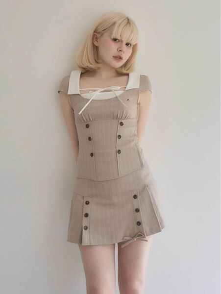 andmary Barbie girls set up beige M