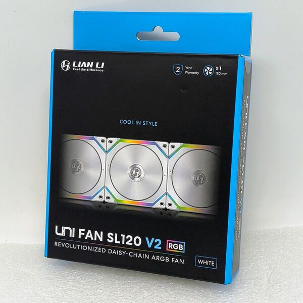 【新品未開封】Lian Li 純正 UNI FAN SL120 V2 ホワイト