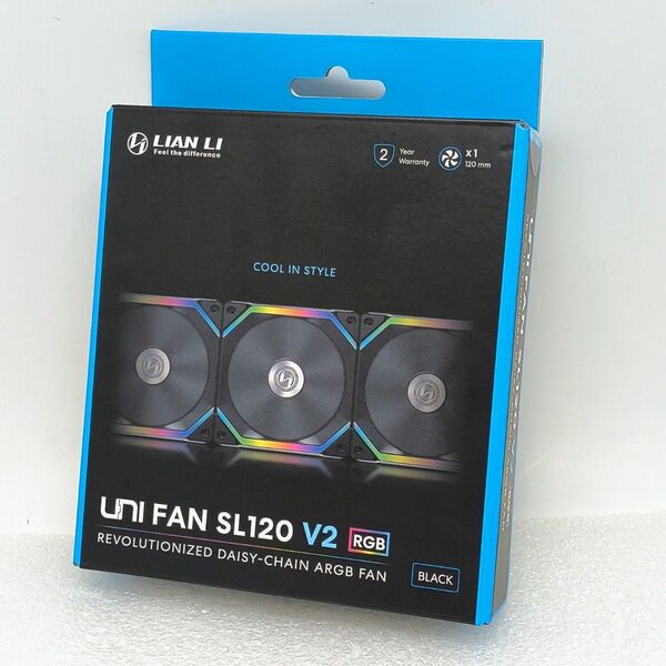 【新品未開封】Lian Li 純正 UNI FAN SL120 V2 ブラック