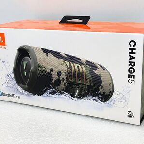 【新品保証有】防水ポータブルスピーカー JBL CHARGE 5 スクワッド(SQUAD)