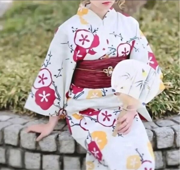 ★クーポン使用で500円引き★【utatane】ウタタネ ~ 古典 梅 のしらべ ~ 浴衣 (単品)
