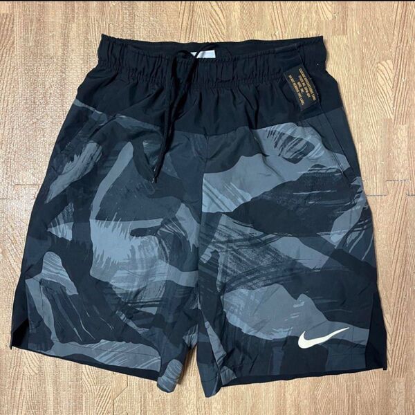 Nike DRI-FIT カモフラージュ ショートパンツ S ナイキ 迷彩グレー ハーフパンツ 短パン