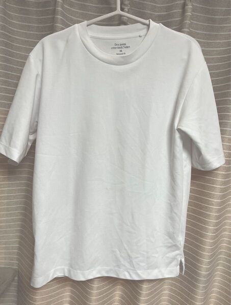 【激レア】Dry ponte crew-neck T-shirt XS ホワイト ドライポンチクルーネックTシャツ 半袖 GU 白