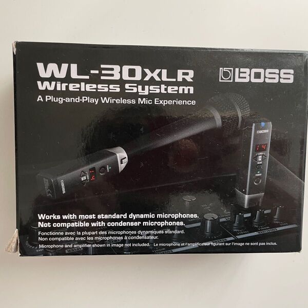 BOSS WL-30 ワイヤレス送受信機 Wireless System マイクロフォンワイヤレスシステム