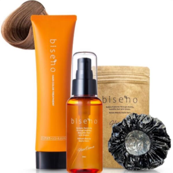 biseno ヘアカラートリートメント ヘアオイル 白髪染め