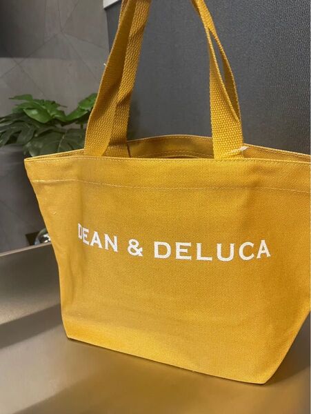新品★DEAN&DELUCA ディーンアンドデルーカトートバッグイエローSサイズ