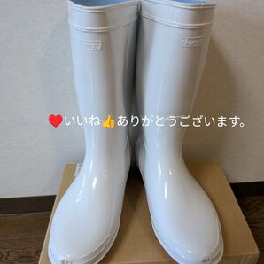 okamoto 長靴 26.5cm ホワイト 新品未使用箱無し