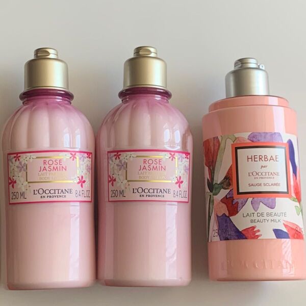 【未使用】ロクシタン ボディミルク 250ml×3 ジャスミンローズ エルバヴィオレット