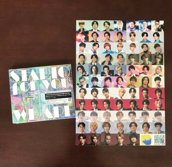 【新品】STARTO for you CD+Blu-ray/WE ARE 特典ステッカーシート付