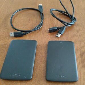 (美品)東芝・外付けHDD・HD-AB10TK(1TB)2個