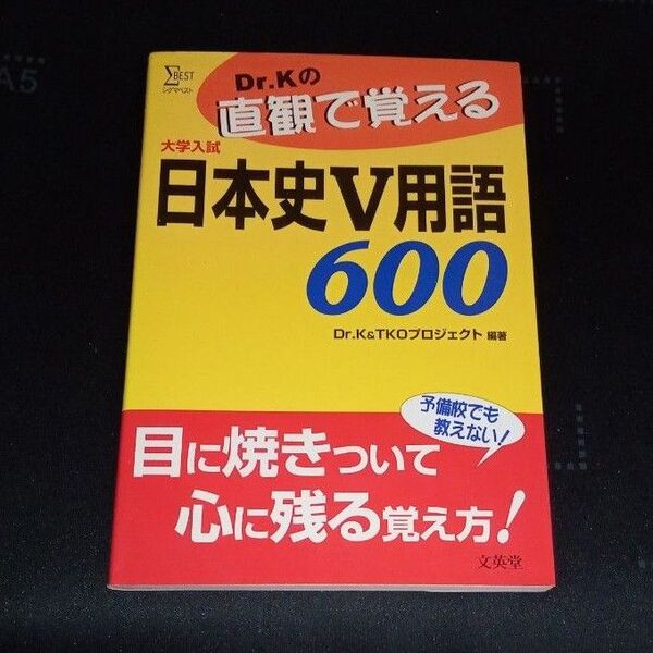 文英堂 Dr.Kの直観で覚える 大学入試日本史V用語600 社会 絶版参考書 希少【書き込み無し】