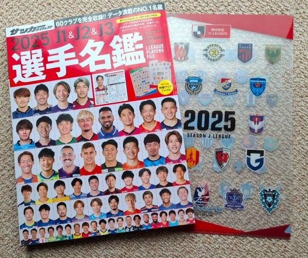 2025 J1&2&J3選手名鑑&Jリーグクリアファイルセット 美品